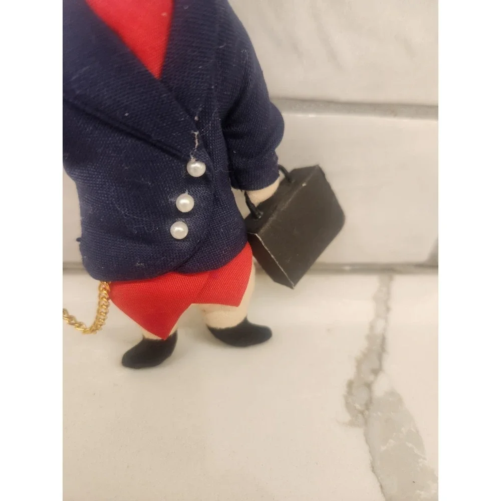 Gladys Bloat Style Rabbit With Briefcase And Watch‎ Alice In Wonderland Ornament